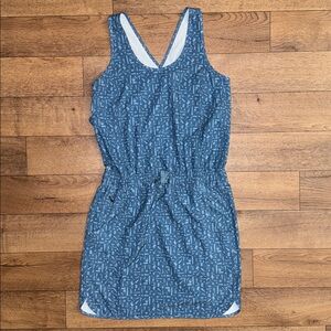 Patagonia Size Extra Small Fleetwith Dress Cross Back Swamp Stamp Pigeon Blue